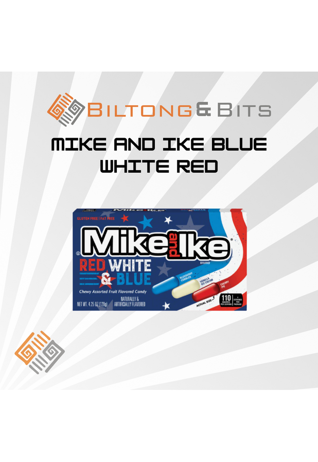 MIKE and IKE BLUE WHITE RED