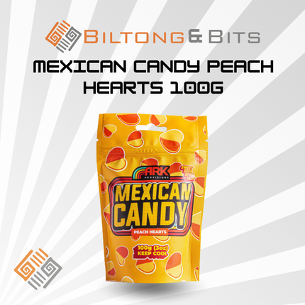 MEXICAN CANDY Peach Hearts 100g