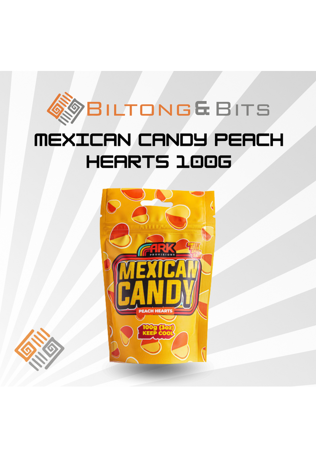 MEXICAN CANDY Peach Hearts 100g