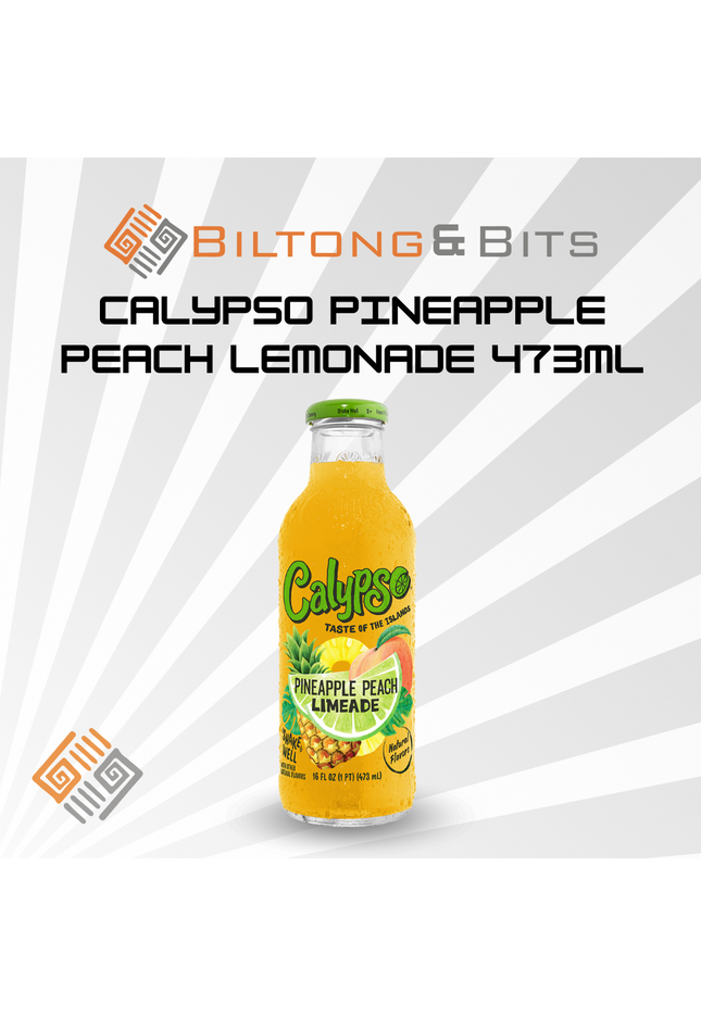 Calypso Pineapple Peach Lemonade 473ml