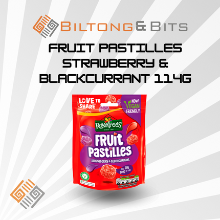 Fruit Pastilles Strawberry & Blackcurrant 114g