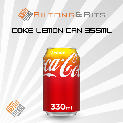 Coke Lemon Can 355ml