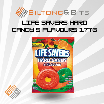 Life Savers Hard Candy 5 Flavours 177g