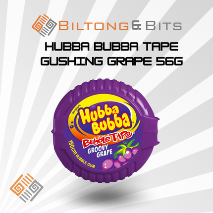 Hubba Bubba Tape Gushing Grape 56g