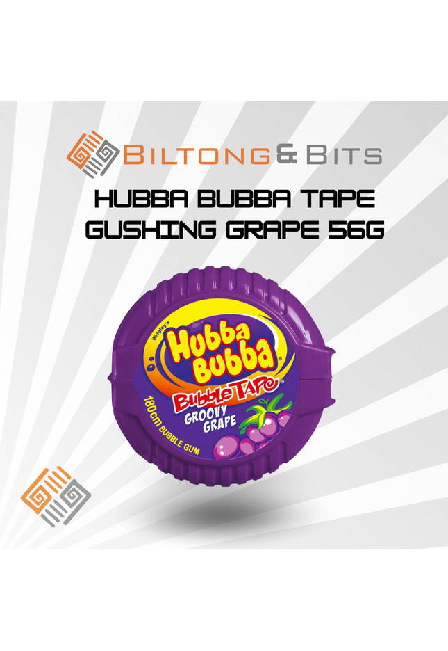 Hubba Bubba Tape Gushing Grape 56g