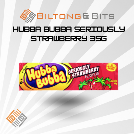 Hubba Bubba Seriously Strawberry 35g