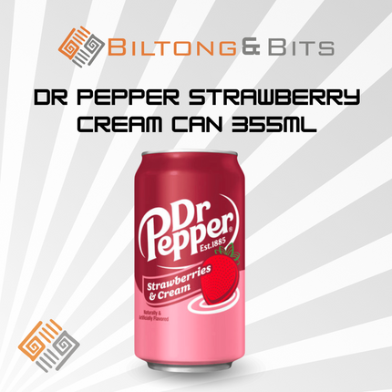 Dr Pepper Strawberry Cream Can 355ml