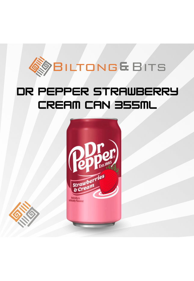 Dr Pepper Strawberry Cream Can 355ml