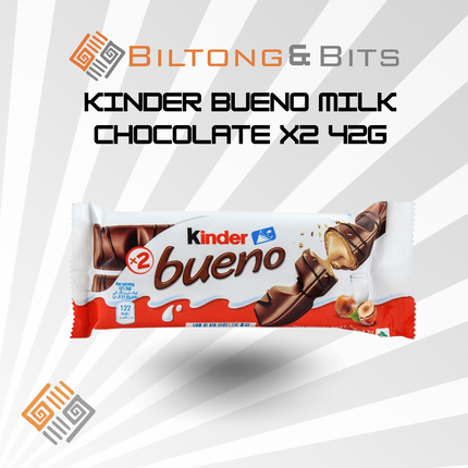Kinder Bueno Milk Chocolate x2 42g