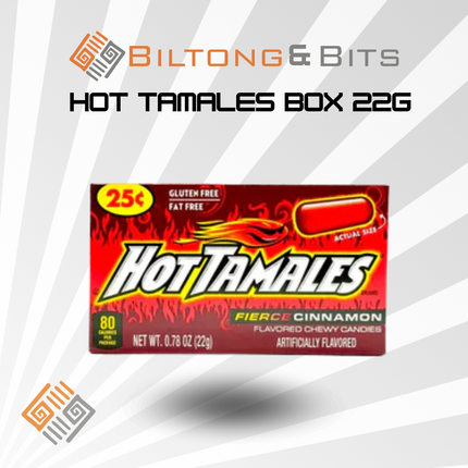 Hot Tamales Box 22g