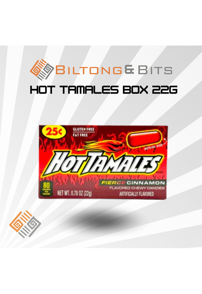 Hot Tamales Box 22g