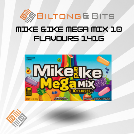 Mike &Ike Mega Mix 10 Flavours 141g