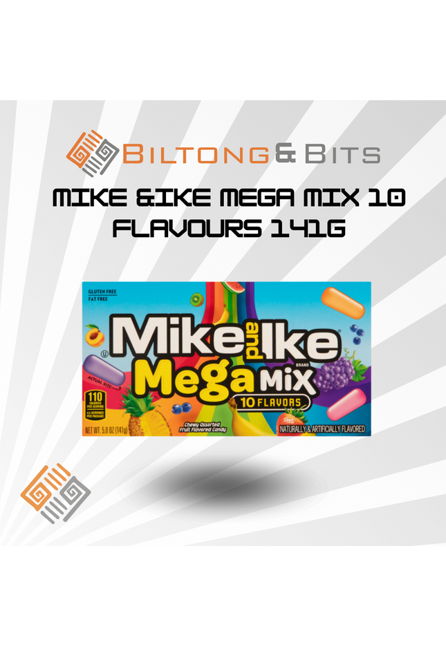 Mike &Ike Mega Mix 10 Flavours 141g
