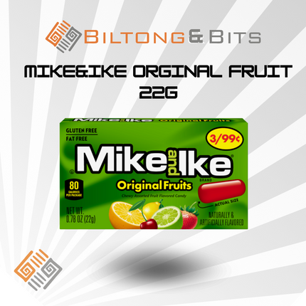 Mike & Ike Original Fruits – 22g Mini Theatre Box